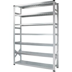 軽量 シンプル イタリア製 スチールラック 本体 幅142.7×高さ210.4×奥行40cm 7段 MS14217d4