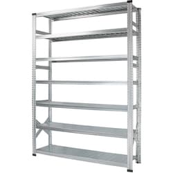 軽量 シンプル イタリア製 スチールラック 本体 幅142.7×高さ236.8×奥行40cm 7段 MS14237d4