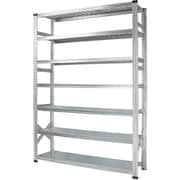 軽量 シンプル イタリア製 スチールラック 本体 幅142.7×高さ236.8×奥行40cm 7段 MS14237d4