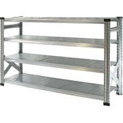 軽量 シンプル イタリア製 スチールラック 本体 幅157.7×高さ91.7×奥行40cm 4段 MS1594d4