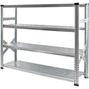 MS15124d4 [軽量 シンプル イタリア製 スチールラック 本体 幅157.7×高さ118×奥行40cm 4段]
