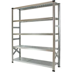 軽量 シンプル イタリア製 スチールラック 本体 幅157.7×高さ184×奥行40cm 5段 MS15185d4