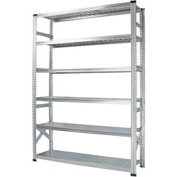 軽量 シンプル イタリア製 スチールラック 本体 幅157.7×高さ197.2×奥行40cm 6段 MS15196d4