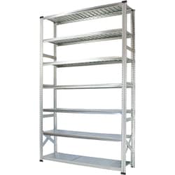 軽量 シンプル イタリア製 スチールラック 本体 幅157.7×高さ250×奥行40cm 7段 MS15257d4