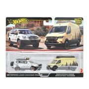 HRR76 ホットウィール プレミアム 2パック メルセデス・ベンツ スプリンター ツアラー/'05 トヨタ ランドクルーザー プラド [ミニカー]