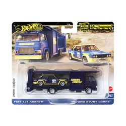 ホットウィール★チームトランスポート★FIAT 131 ABARTH Hot Wheels FIAT 131 ABARTH ☆ Team Transport☆blue/yellow