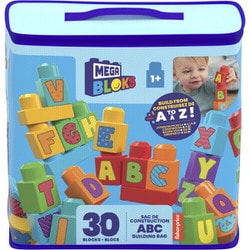HRR60 メガブロック 1才からのメガブロック ABCであそぼう 30個ブロックパック [ブロック玩具]