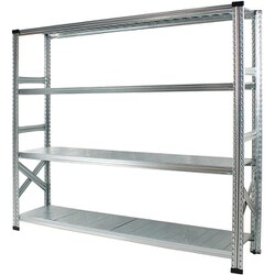 軽量 シンプル イタリア製 スチールラック 本体 幅172.7×高さ157.6×奥行40cm 4段 MS17154d4