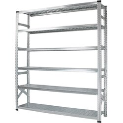 軽量 シンプル イタリア製 スチールラック 本体 幅172.7×高さ197.2×奥行40cm 6段 MS17196d4