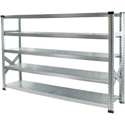 軽量 シンプル イタリア製 スチールラック 本体 幅187.7×高さ118×奥行40cm 5段 MS18125d4