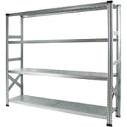 軽量 シンプル イタリア製 スチールラック 本体 幅187.7×高さ157.6×奥行40cm 4段 MS18154d4