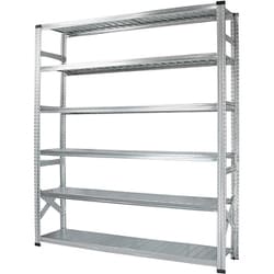 軽量 シンプル イタリア製 スチールラック 本体 幅187.7×高さ236.8×奥行40cm 6段 MS18236d4
