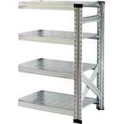 軽量 シンプル イタリア製 スチールラック 連結用 幅67.7×高さ91.7×奥行40cm 4段 MS694d4s