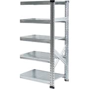 軽量 シンプル イタリア製 スチールラック 連結用 幅67.7×高さ118×奥行40cm 5段 MS6125d4s