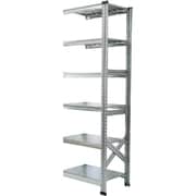 軽量 シンプル イタリア製 スチールラック 連結用 幅67.7×高さ184×奥行40cm 6段 MS6186d4s