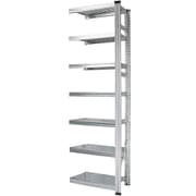 軽量 シンプル イタリア製 スチールラック 連結用 幅67.7×高さ197.2×奥行40cm 7段 MS6197d4s