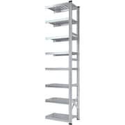 軽量 シンプル イタリア製 スチールラック 連結用 幅67.7×高さ250×奥行40cm 8段 MS6258d4s