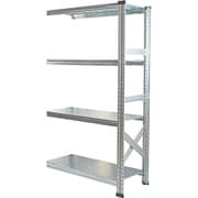 軽量 シンプル イタリア製 スチールラック 連結用 幅97.7×高さ157.6×奥行40cm 4段 MS9154d4s