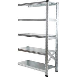 軽量 シンプル イタリア製 スチールラック 連結用 幅97.7×高さ157.6×奥行40cm 5段 MS9155d4s