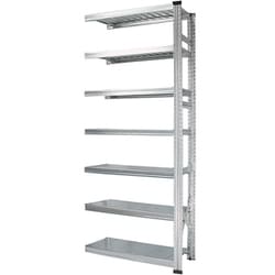 軽量 シンプル イタリア製 スチールラック 連結用 幅97.7×高さ210.4×奥行40cm 7段 MS9217d4s