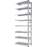 軽量 シンプル イタリア製 スチールラック 連結用 幅97.7×高さ250×奥行40cm 8段 MS9258d4s