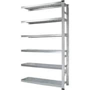 軽量 シンプル イタリア製 スチールラック 連結用 幅112.7×高さ210.4×奥行40cm 6段 MS11216d4s