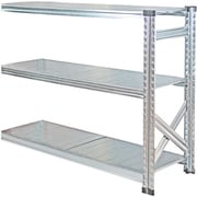 MS12103d4s [軽量 シンプル イタリア製 スチールラック 連結用 幅127.7×高さ104.8×奥行40cm 3段]