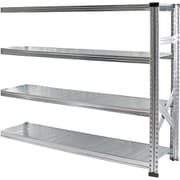 軽量 シンプル イタリア製 スチールラック 連結用 幅142.7×高さ118×奥行40cm 4段 MS14124d4s