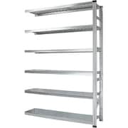 軽量 シンプル イタリア製 スチールラック 連結用 幅142.7×高さ236.8×奥行40cm 6段 MS14236d4s