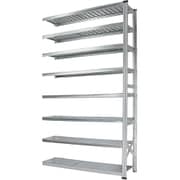 軽量 シンプル イタリア製 スチールラック 連結用 幅157.7×高さ250×奥行40cm 8段 MS15258d4s