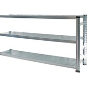 MS17103d4s [軽量 シンプル イタリア製 スチールラック 連結用 幅172.7×高さ104.8×奥行40cm 3段]