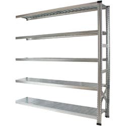 軽量 シンプル イタリア製 スチールラック 連結用 幅172.7×高さ184×奥行40cm 5段 MS17185d4s