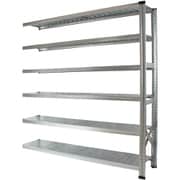 軽量 シンプル イタリア製 スチールラック 連結用 幅172.7×高さ184×奥行40cm 6段 MS17186d4s
