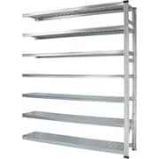 軽量 シンプル イタリア製 スチールラック 連結用 幅172.7×高さ197.2×奥行40cm 7段 MS17197d4s