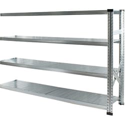 軽量 シンプル イタリア製 スチールラック 連結用 幅187.7×高さ118×奥行40cm 4段 MS18124d4s