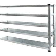 軽量 シンプル イタリア製 スチールラック 連結用 幅187.7×高さ118×奥行40cm 5段 MS18125d4s
