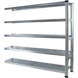 軽量 シンプル イタリア製 スチールラック 連結用 幅187.7×高さ157.6×奥行40cm 5段 MS18155d4s