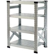 軽量 シンプル イタリア製 スチールラック 本体 幅67.7×高さ104.8×奥行45cm 4段 MS6104d45