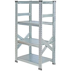 軽量 シンプル イタリア製 スチールラック 本体 幅67.7×高さ118×奥行45cm 4段 MS6124d45