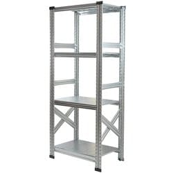 軽量 シンプル イタリア製 スチールラック 本体 幅67.7×高さ157.6×奥行45cm 4段 MS6154d45
