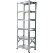 軽量 シンプル イタリア製 スチールラック 本体 幅67.7×高さ184×奥行45cm 6段 MS6186d45