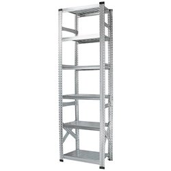 軽量 シンプル イタリア製 スチールラック 本体 幅67.7×高さ197.2×奥行45cm 6段 MS6196d45