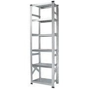 軽量 シンプル イタリア製 スチールラック 本体 幅67.7×高さ197.2×奥行45cm 6段 MS6196d45