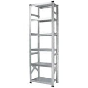 軽量 シンプル イタリア製 スチールラック 本体 幅67.7×高さ210.4×奥行45cm 6段 MS6216d45