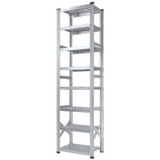 軽量 シンプル イタリア製 スチールラック 本体 幅67.7×高さ250×奥行45cm 8段 MS6258d45