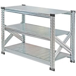 軽量 シンプル イタリア製 スチールラック 本体 幅97.7×高さ65.3×奥行45cm 3段 MS963d45