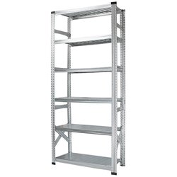 軽量 シンプル イタリア製 スチールラック 本体 幅97.7×高さ236.8×奥行45cm 6段 MS9236d45
