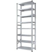 MS9258d45 [軽量 シンプル イタリア製 スチールラック 本体 幅97.7×高さ250×奥行45cm 8段]