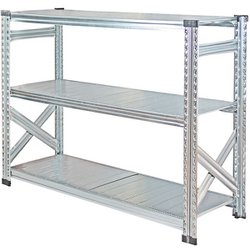 軽量 シンプル イタリア製 スチールラック 本体 幅112.7×高さ91.7×奥行45cm 3段 MS1193d45