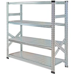 軽量 シンプル イタリア製 スチールラック 本体 幅112.7×高さ118×奥行45cm 4段 MS11124d45